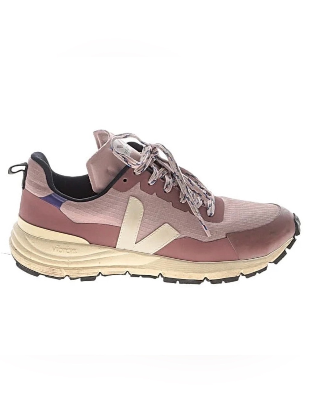 Veja Vibram Women’s Sneakers in Mauve, Pink with Blue Accents